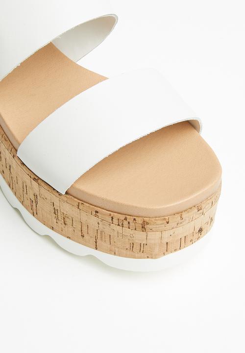 Steve Madden - Hazy sandal - white leather