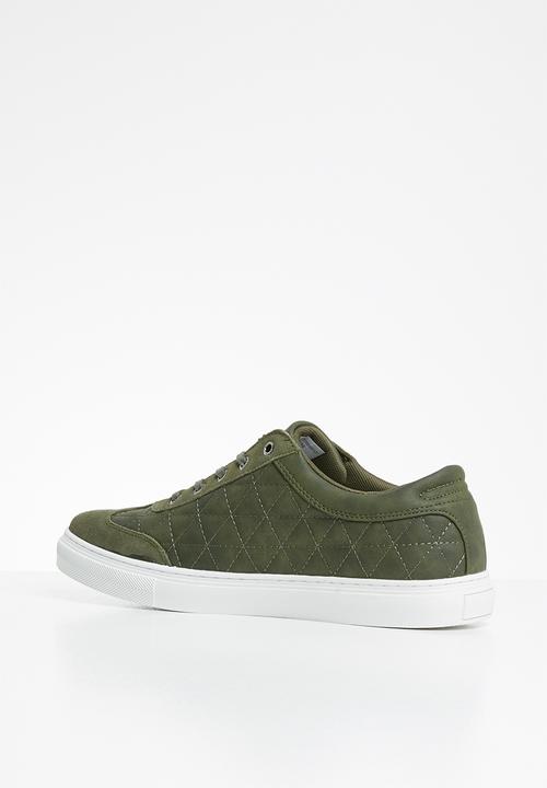 POLO - Bently quilted sneaker - olive