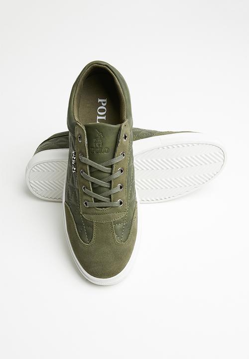 POLO - Bently quilted sneaker - olive
