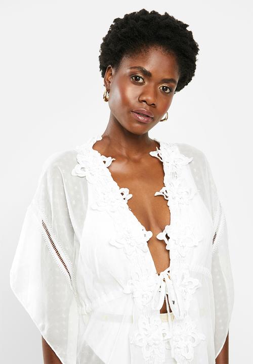 SISSY BOY - Summer affair cover up - white