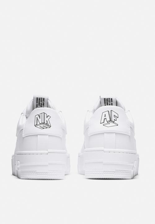 Nike - Air Force 1 pixel  - white / white-black-sail