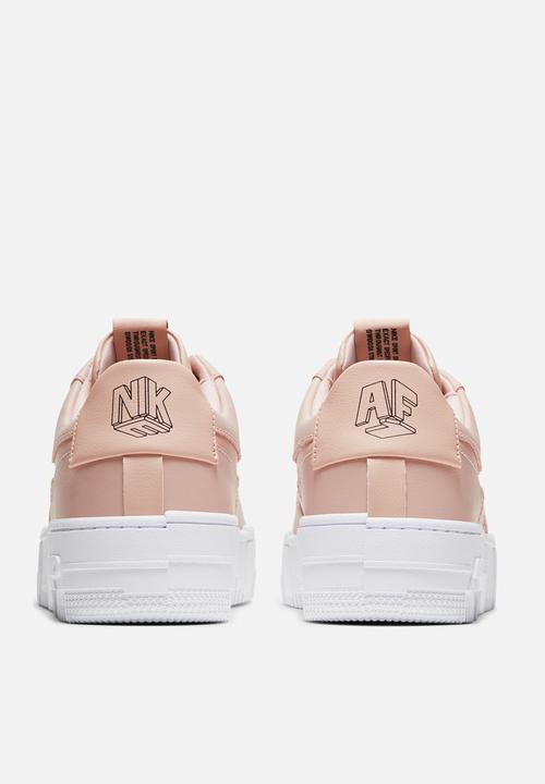 Nike - Air Force 1 pixel  - particle beige / particle beige - black