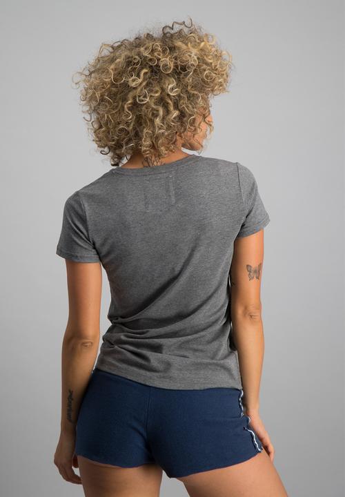 Aca Joe - Joe embroidery short sleeve t-shirt - grey