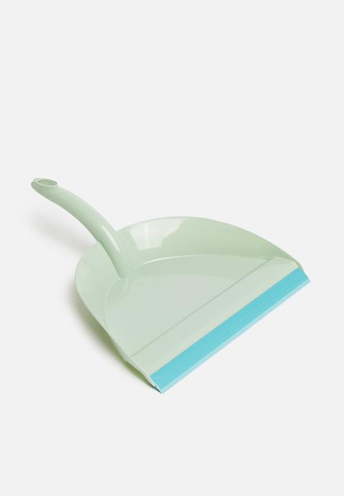 Excellent Houseware - Lemon dustpan & brush set - yellow & green