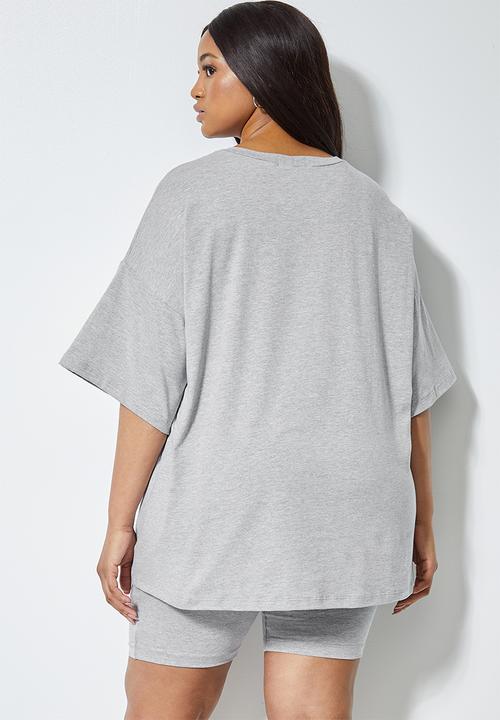 Superbalist - Cotton boxy tee - grey