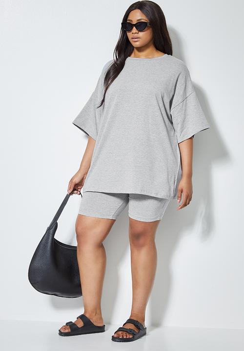 Superbalist - Cotton boxy tee - grey