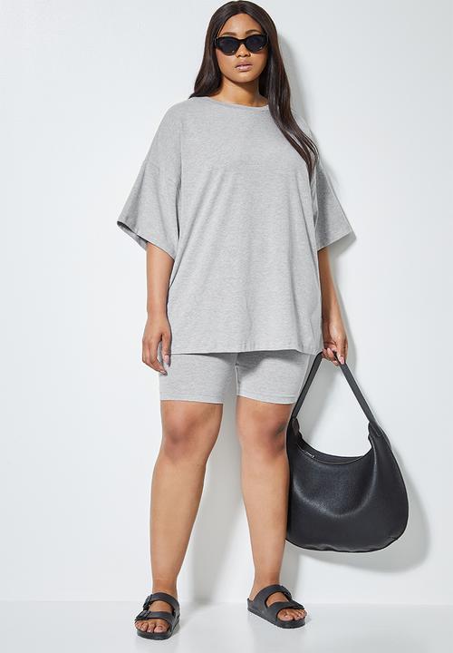 Superbalist - Cotton cycle short - grey