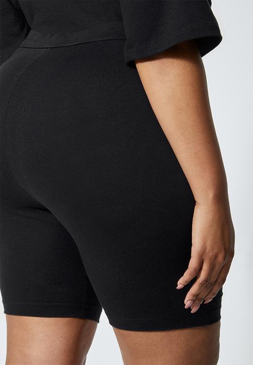 Superbalist - Cotton cycle short - black