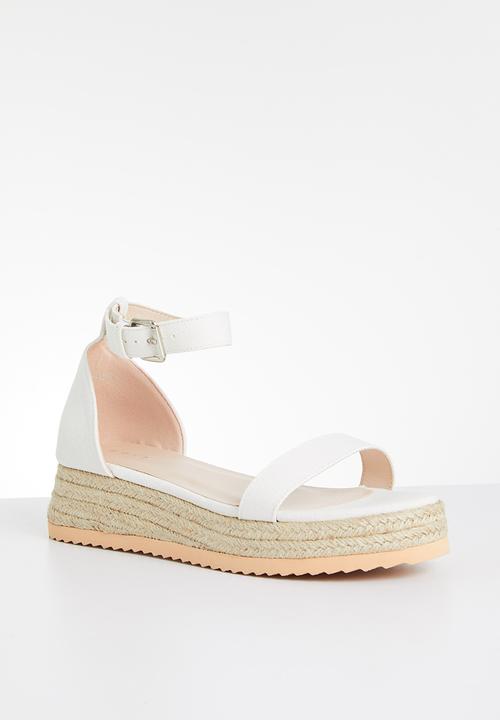 edit - Candice espadrille - white
