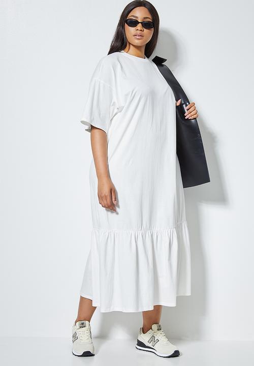 Superbalist - Trapeze T-shirt dress - white