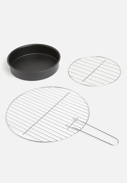 H&S - Balcony braai - black