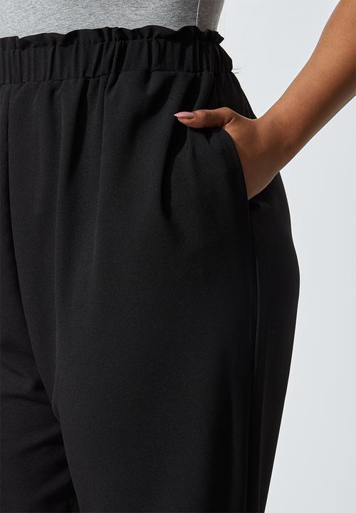 Superbalist - Crepe cuffed jogger - black