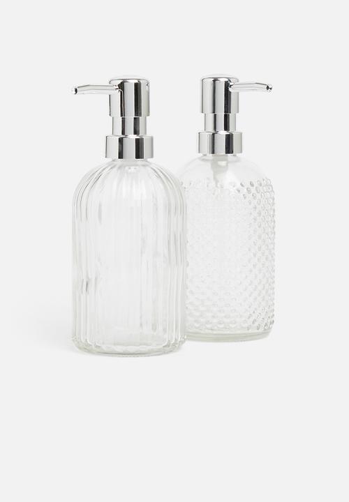 Bathroom Solutions - Dotty soap dispenser - transparent 