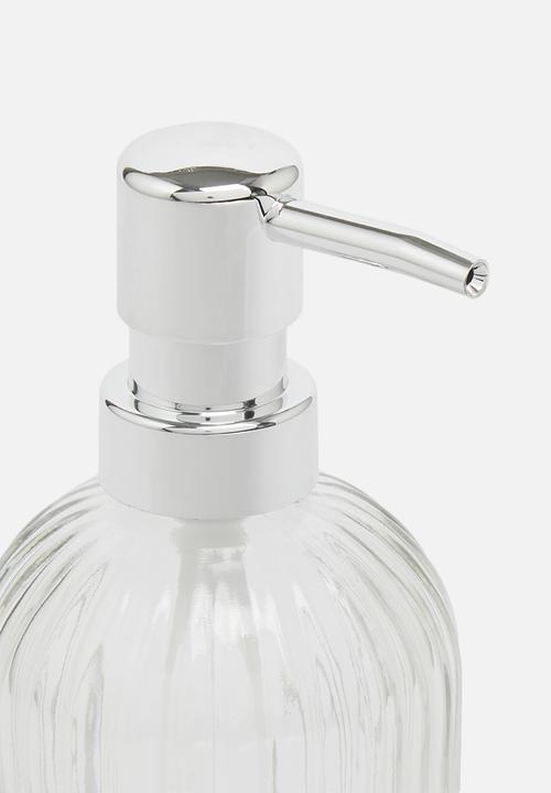 Bathroom Solutions - Stripe  soap dispenser - transparent