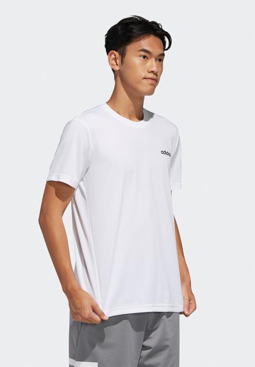 adidas Performance - D2m pl tee - white/black