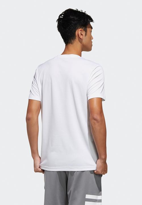 adidas Performance - D2m lg tee - white
