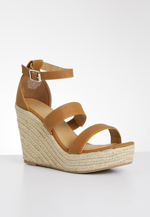 Cotton On - Brady wedge espadrille - tan