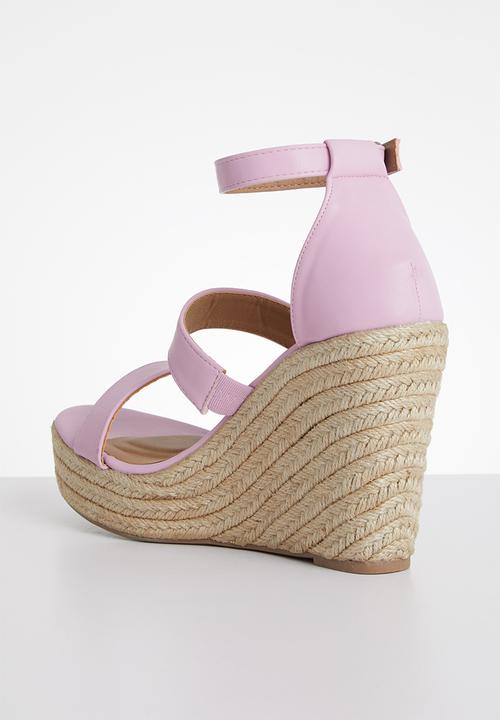 Cotton On - Brady wedge espadrille - lilac