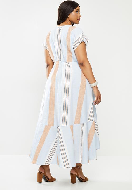 AMANDA LAIRD CHERRY - Plus nontathu dress - blue
