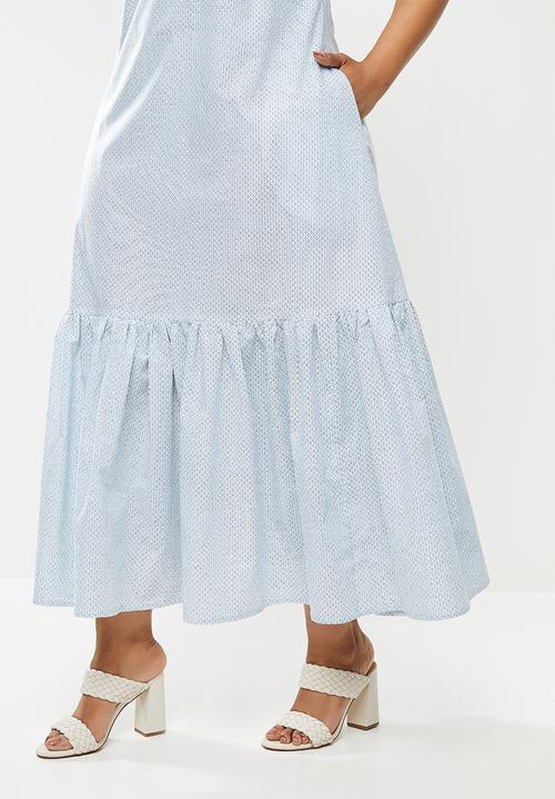 AMANDA LAIRD CHERRY - Plus inyameti dress - blue