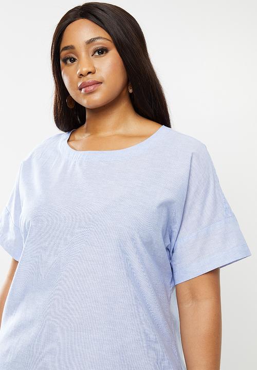 AMANDA LAIRD CHERRY - Plus sodwana dress - blue