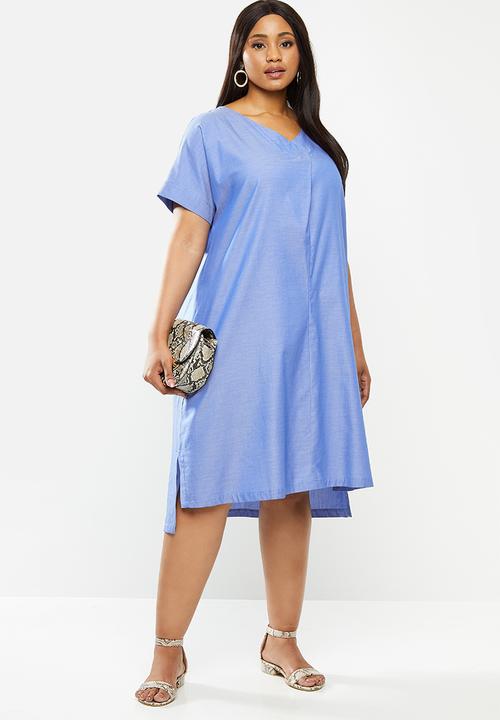 AMANDA LAIRD CHERRY - Plus linda tunic - blue