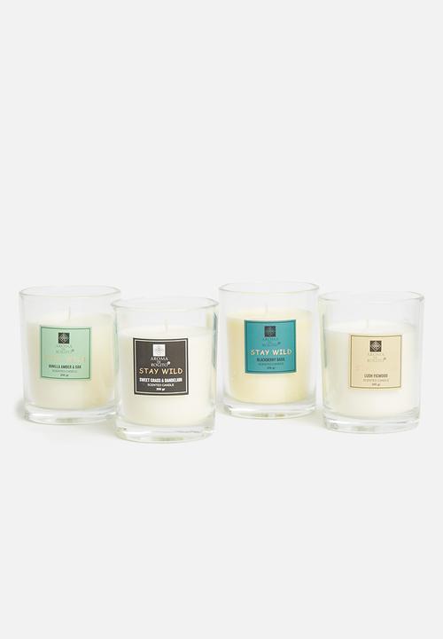 H&S - Blackberry basil candle - teal 