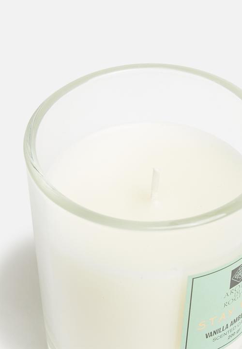H&S - Vanilla amber candle - green