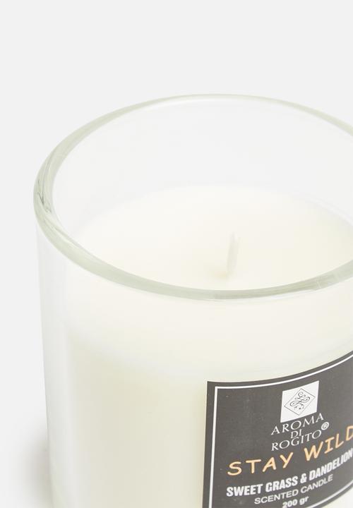 H&S - Lush figwood candle - sweetgrass & dandelion