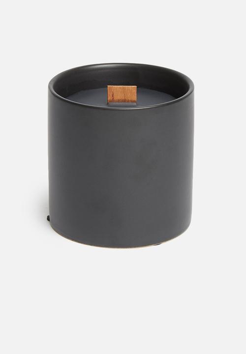 Paju Design Belgium - Dark classic matte candle - black 