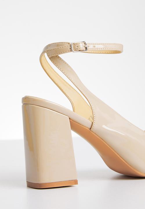 Superbalist - Jamie court block heel - natural