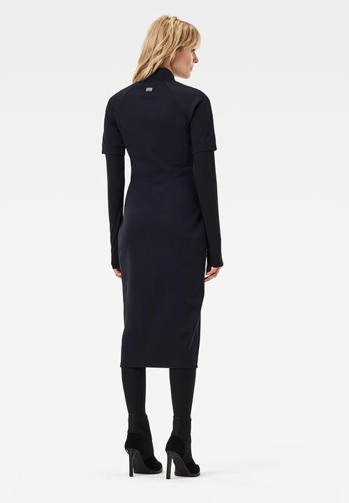 G-STAR - Mock slim dress 1\2 slv - rinsed
