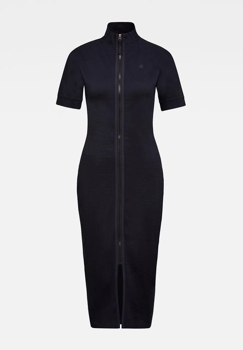 G-STAR - Mock slim dress 1\2 slv - rinsed
