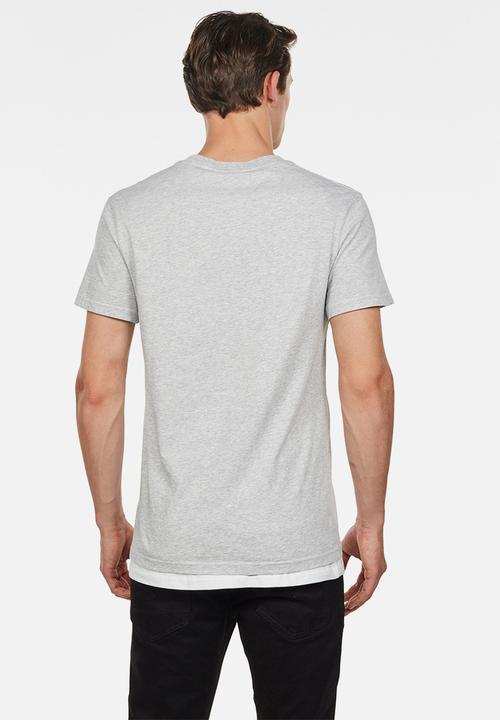 G-STAR - Graphic 8 r short sleeve tee - grey