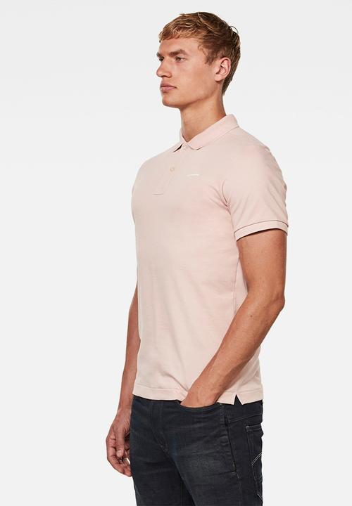 G-STAR - Oluv slim short sleeve polo - pyg