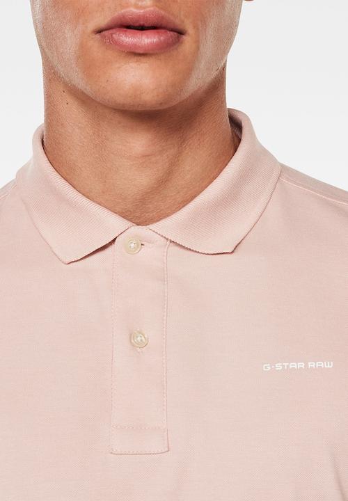 G-STAR - Oluv slim short sleeve polo - pyg
