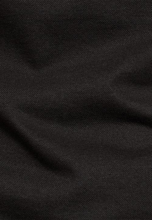 G-STAR - Oluv slim short sleeve polo  - black