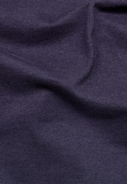 G-STAR - Oluv slim short sleeve polo - sartho blue