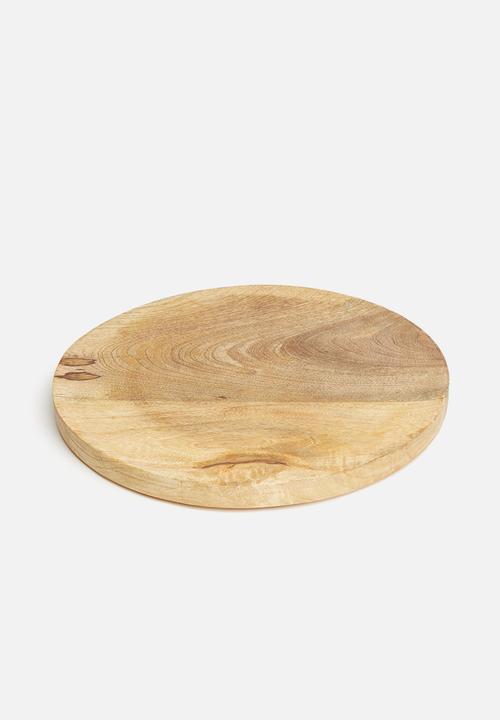 Excellent Houseware - Mango wood platter - brown