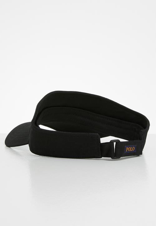 POLO - Paris cotton twill visor - black