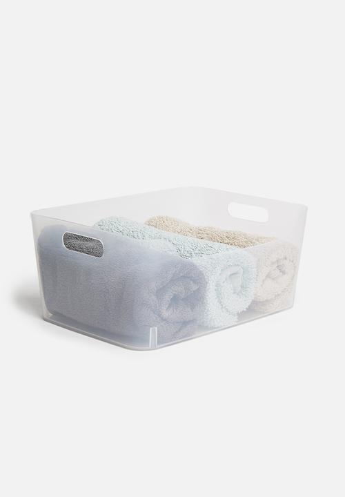 Storage Solutions - Wave storage box large - clear 