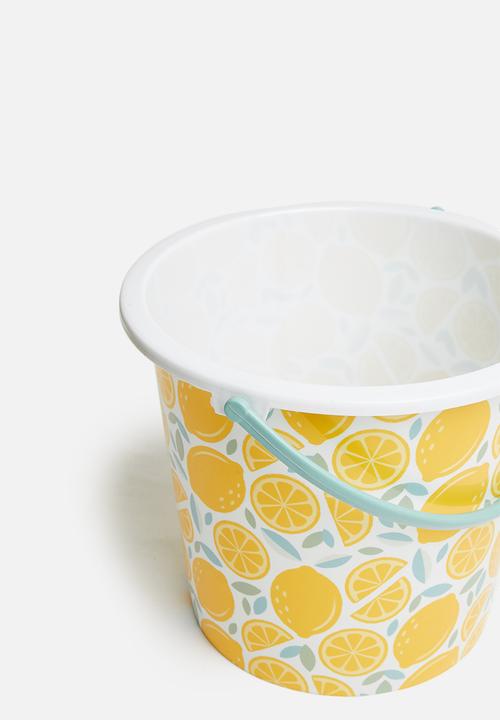 Excellent Houseware - Lemon bucket - yellow