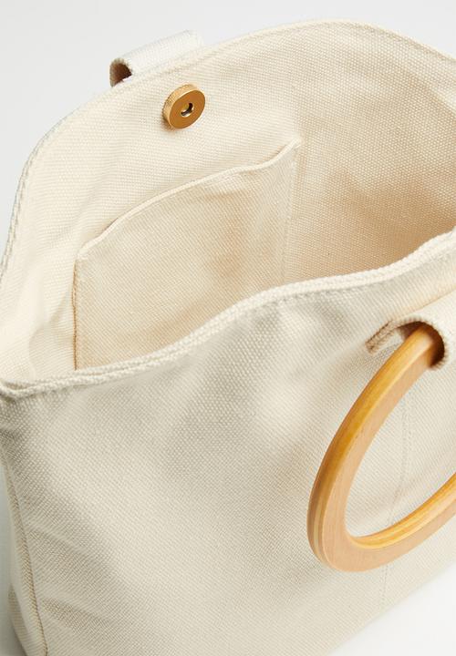 Superbalist - Top handle tote - cream