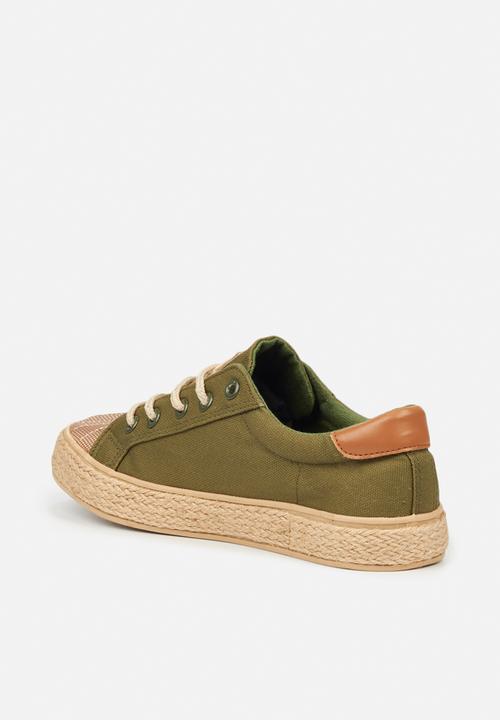 Miss Black - Republica sneaker - olive