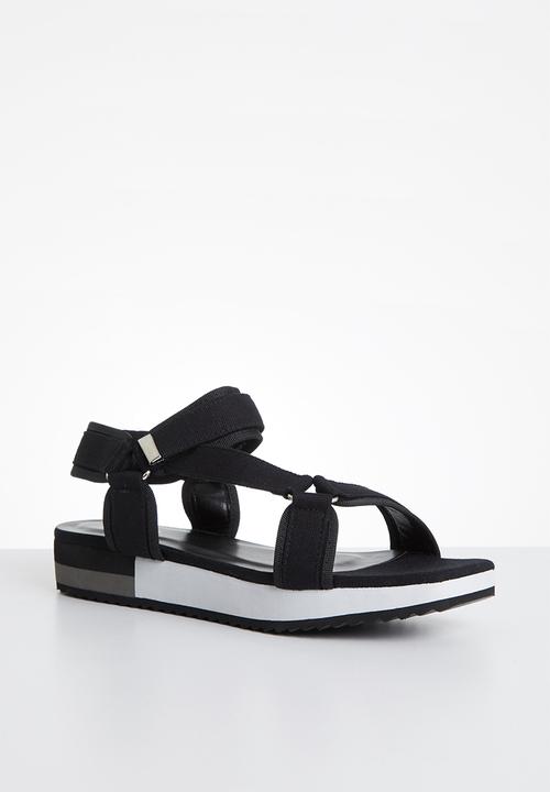 Superbalist - Lona sporty sandal - black