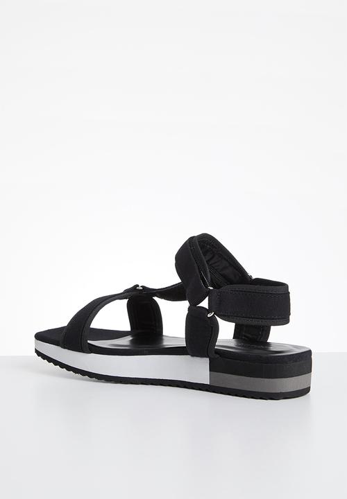 Superbalist - Lona sporty sandal - black