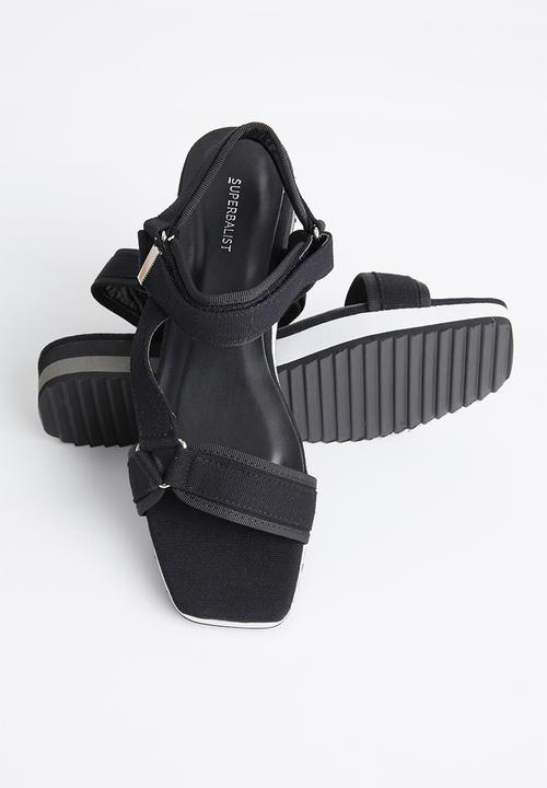 Superbalist - Lona sporty sandal - black