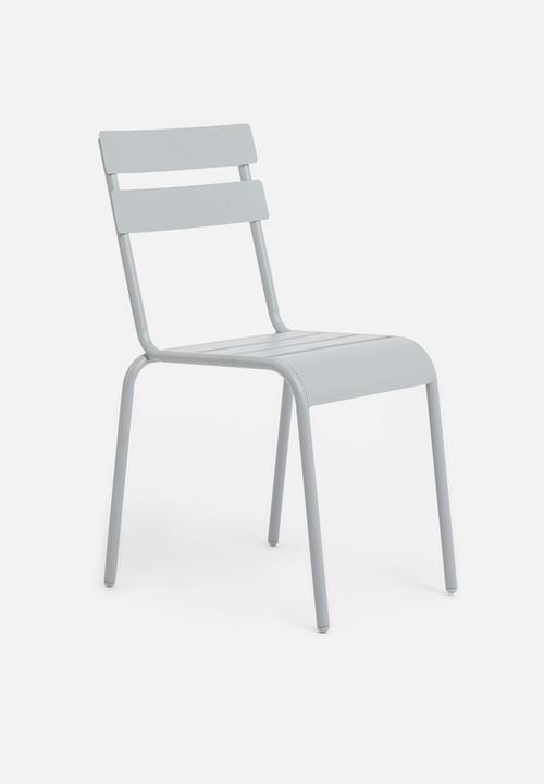 H&S - Slate metal chair - grey