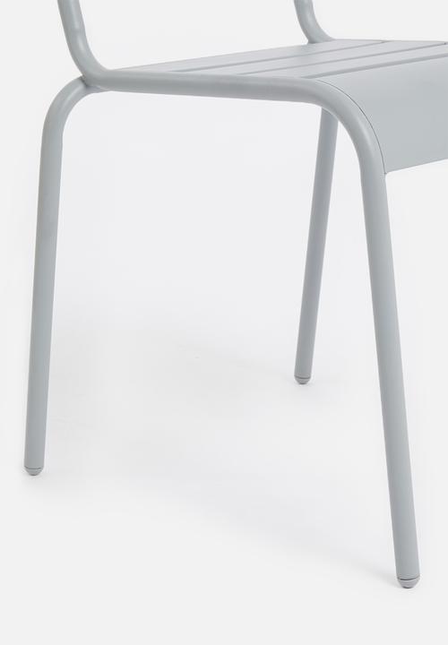 H&S - Slate metal chair - grey