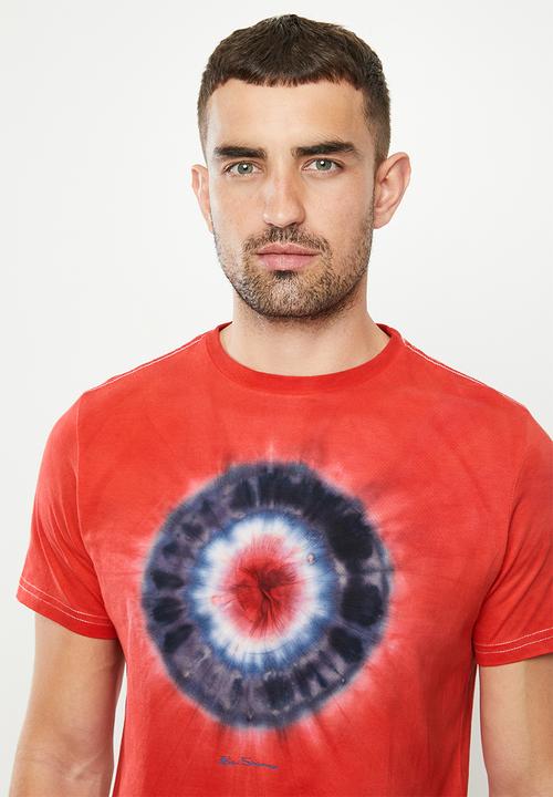 Ben Sherman - Tie dye target - red